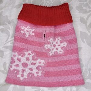 ❄️PETS UGLY SWEATER❄️ HOLIDAY SNOWFLAKE STRIPED COZY TURTLE NECK DOG SWEATER 🐾